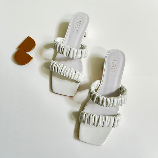 RAYE Posh Sandal in White
