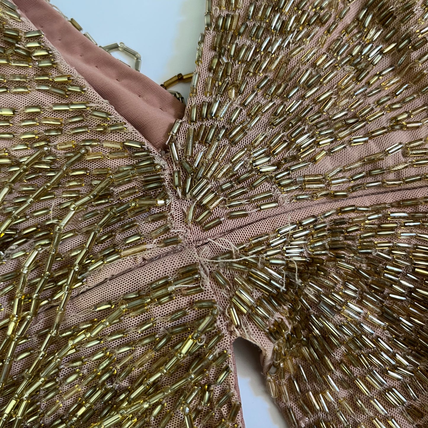DUNDAS x REVOLVE Cher Embellished Mini Dress in Gold M