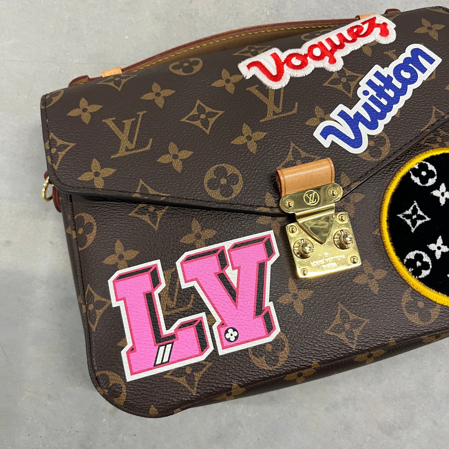 Louis Vuitton Monogram Patches Pochette Metis