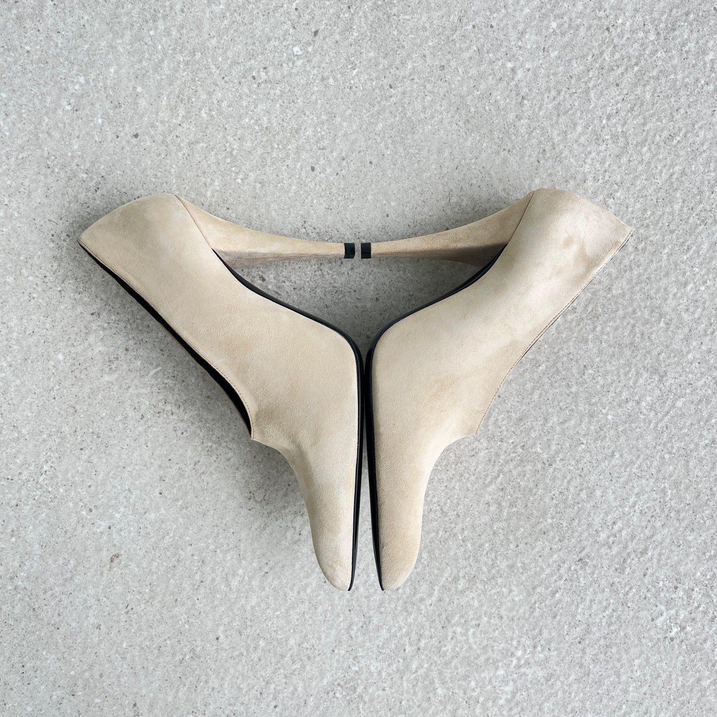 Saint Laurent Nico Pump in Cream