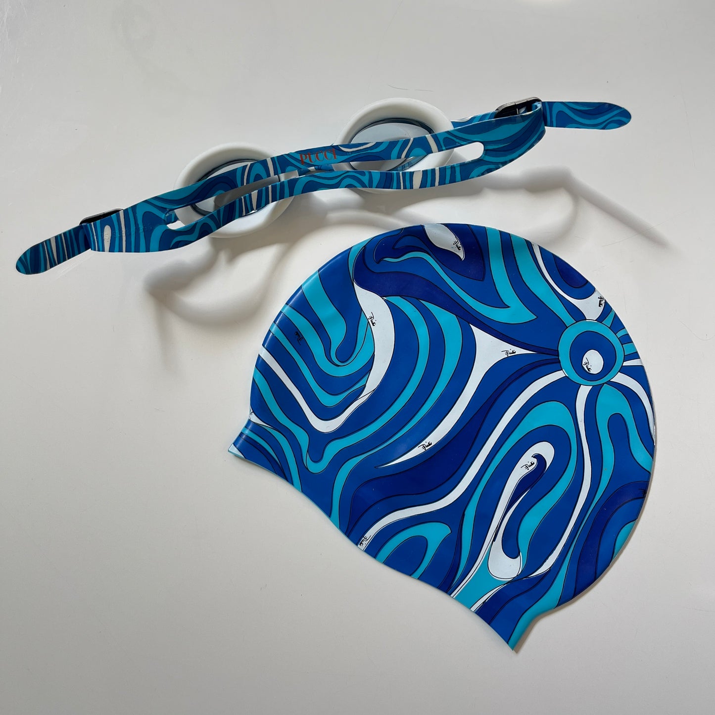 Emilio Pucci Swimming Set in Blue