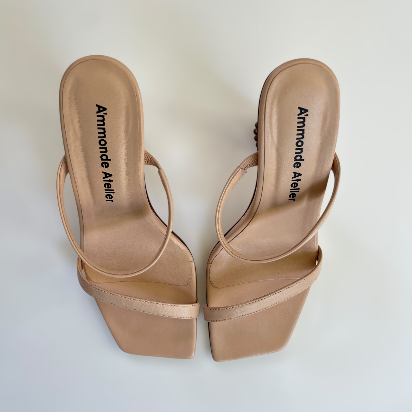 A'mmonde Atelier Andrea 100 Sandals in Nude