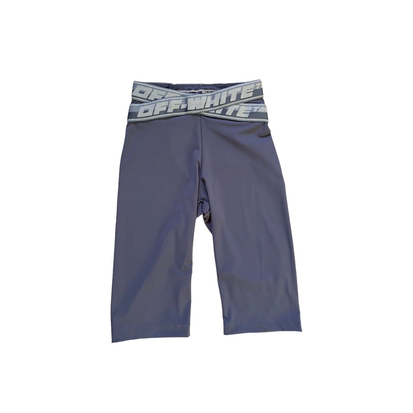 OFF-WHITE Athleisure Logo Band Short in Grey