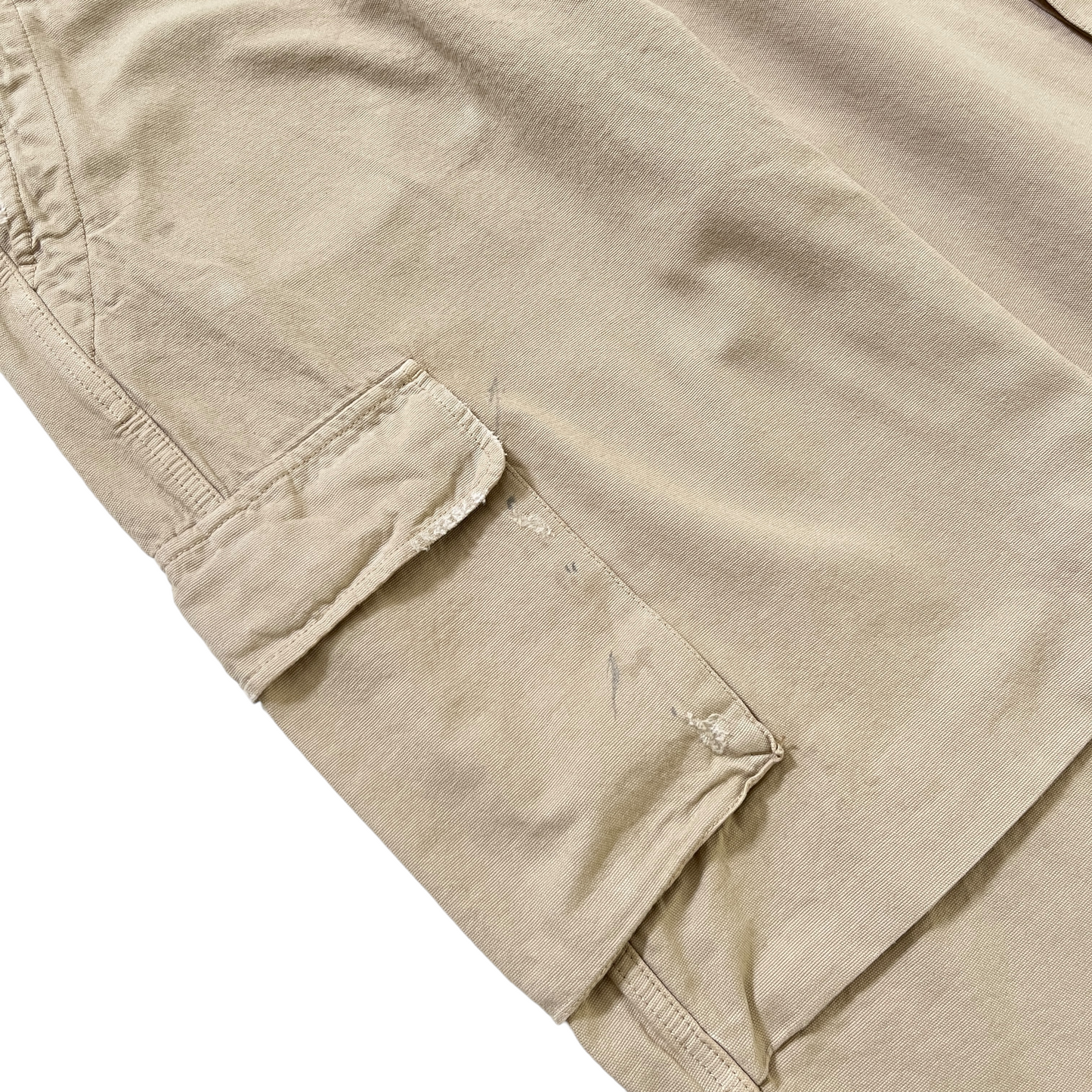 Coperni Canvas Wide Leg Cargo Pants in Beige