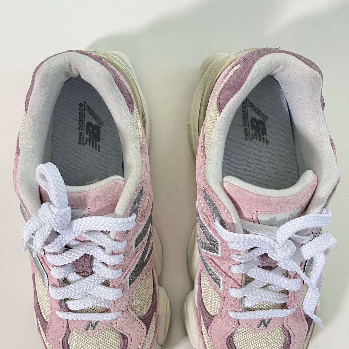 New Balance 9060 Sneaker in Rose Sugar, Angora, & Ice Wine