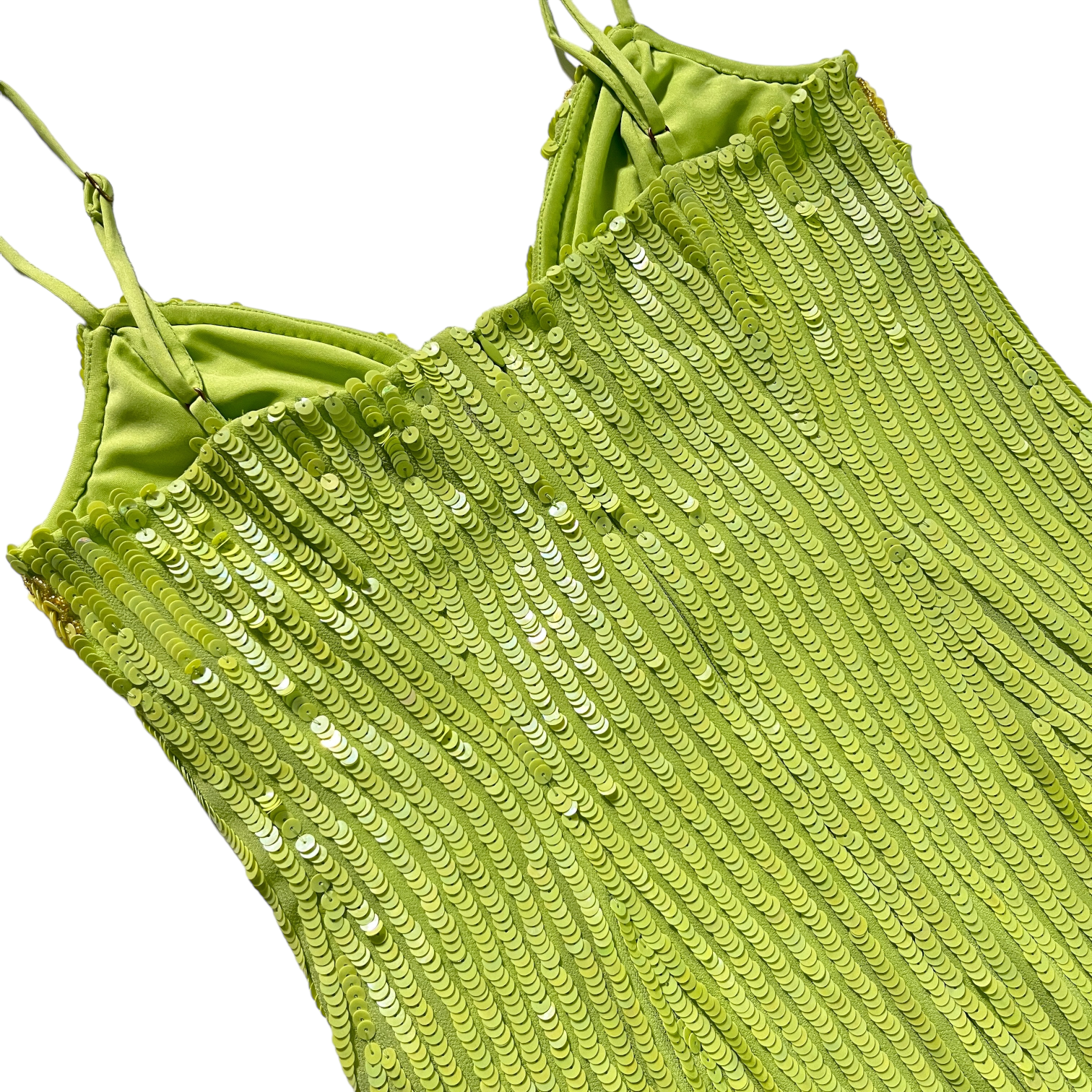 MAJORELLE Cal Embellished Mini Dress in Lime Green Revaia MAJORELLE Cal Embellished Mini Dress in Lime Green Revaia