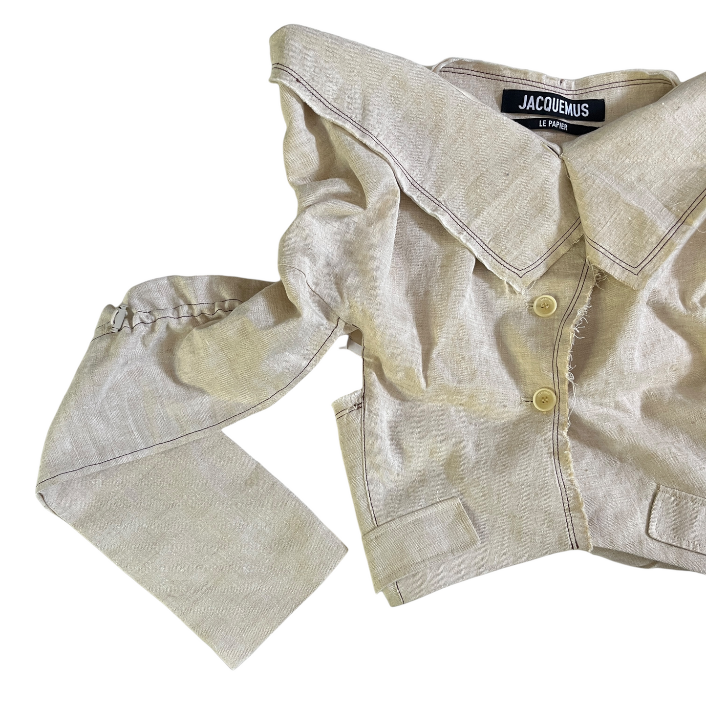 JACQUEMUS La Veste Camargue in Light Beige