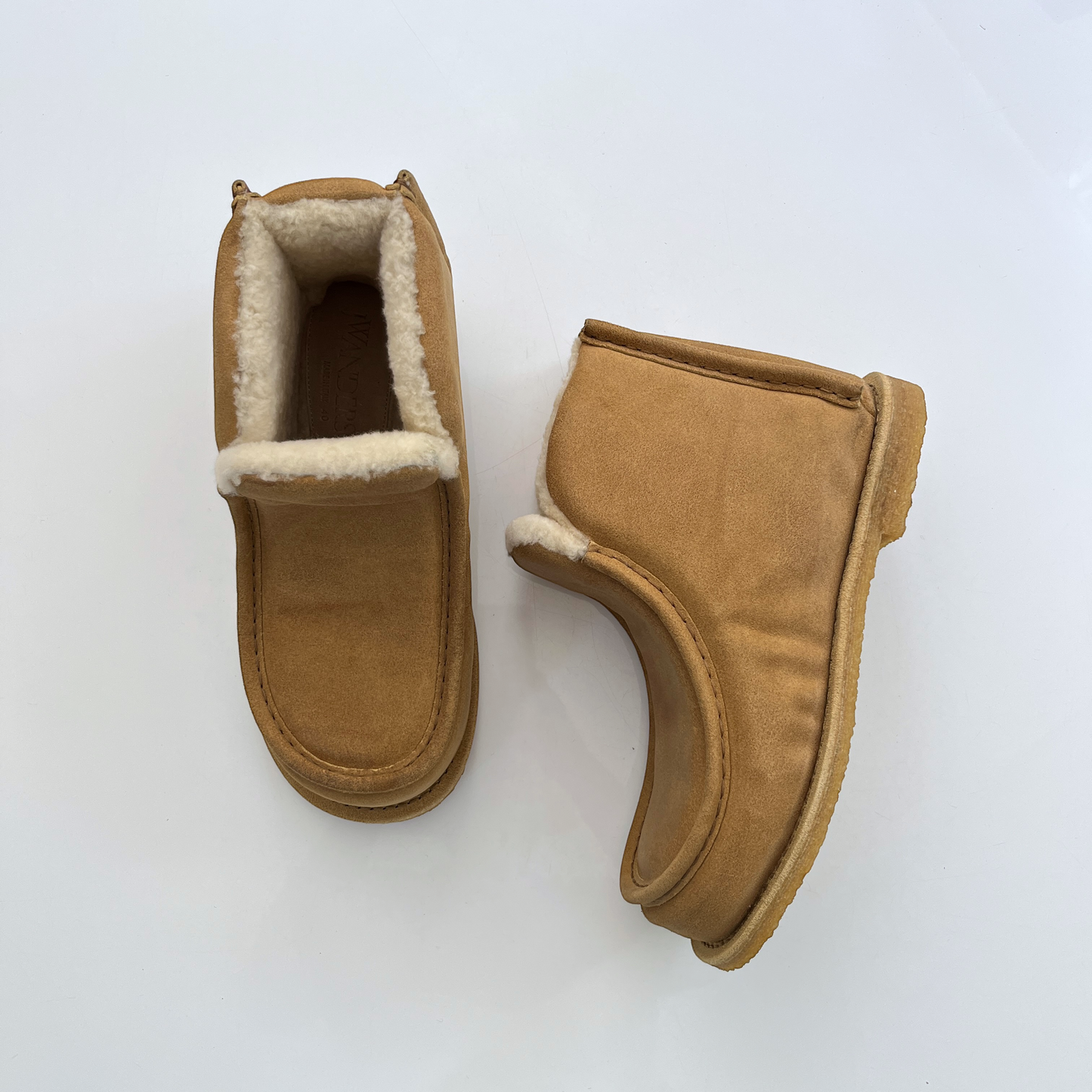 JW Anderson Ankle Boot in Mustava & Beige