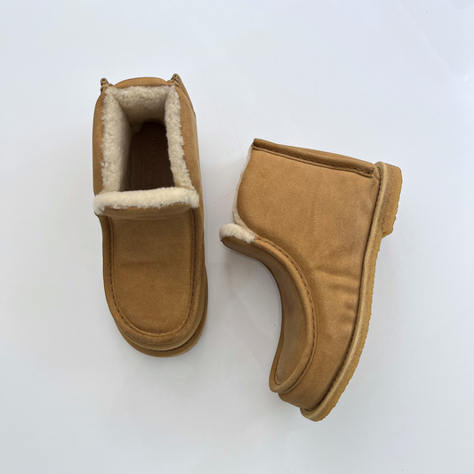 JW Anderson Ankle Boot in Mustava & Beige
