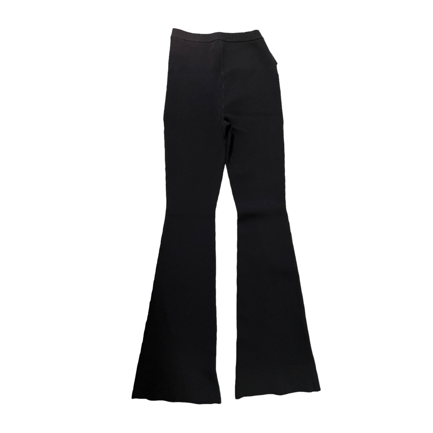 NICHOLAS Kari Double Rings Rib Knit Pant in Black