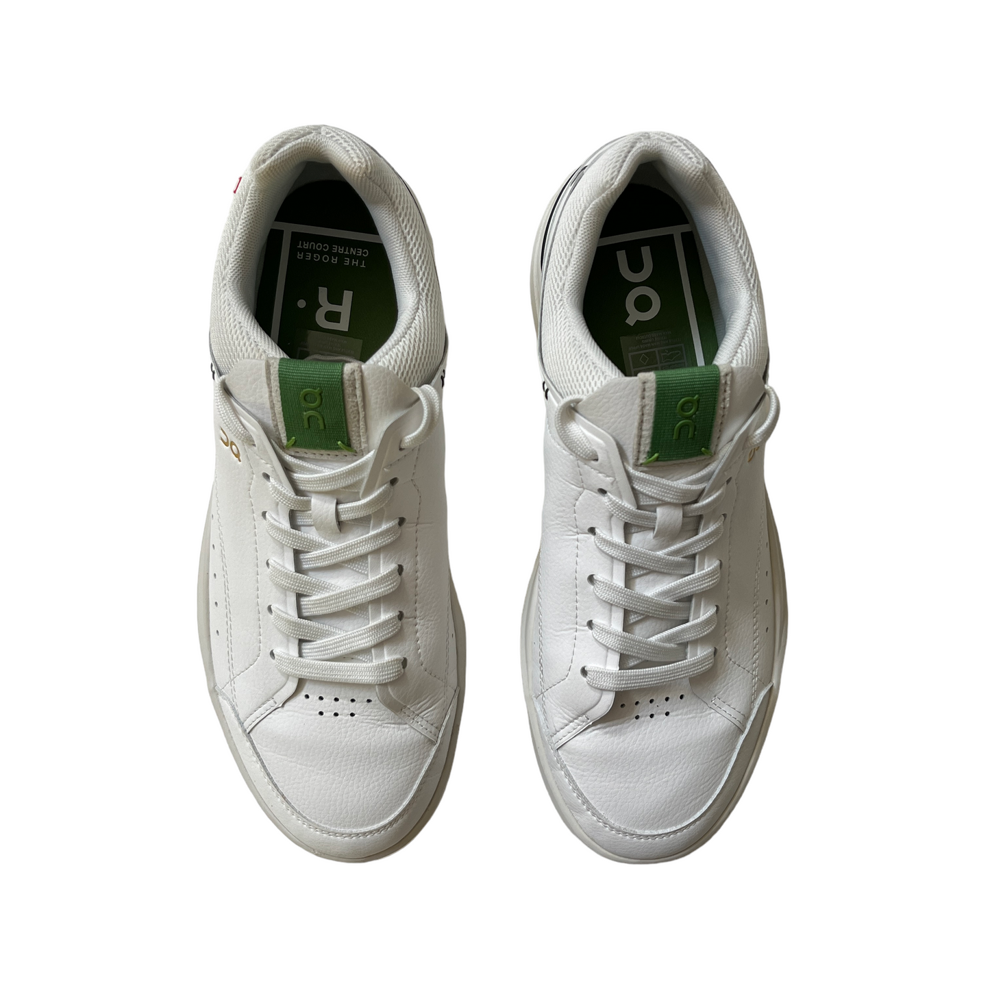 On Roger Centre Court Sneaker in White & Sage