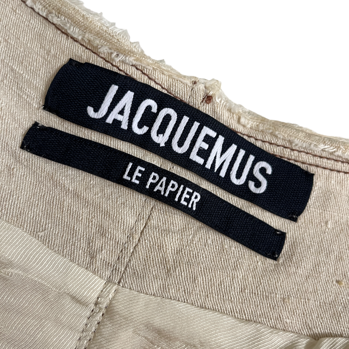 JACQUEMUS La Veste Camargue in Light Beige 6