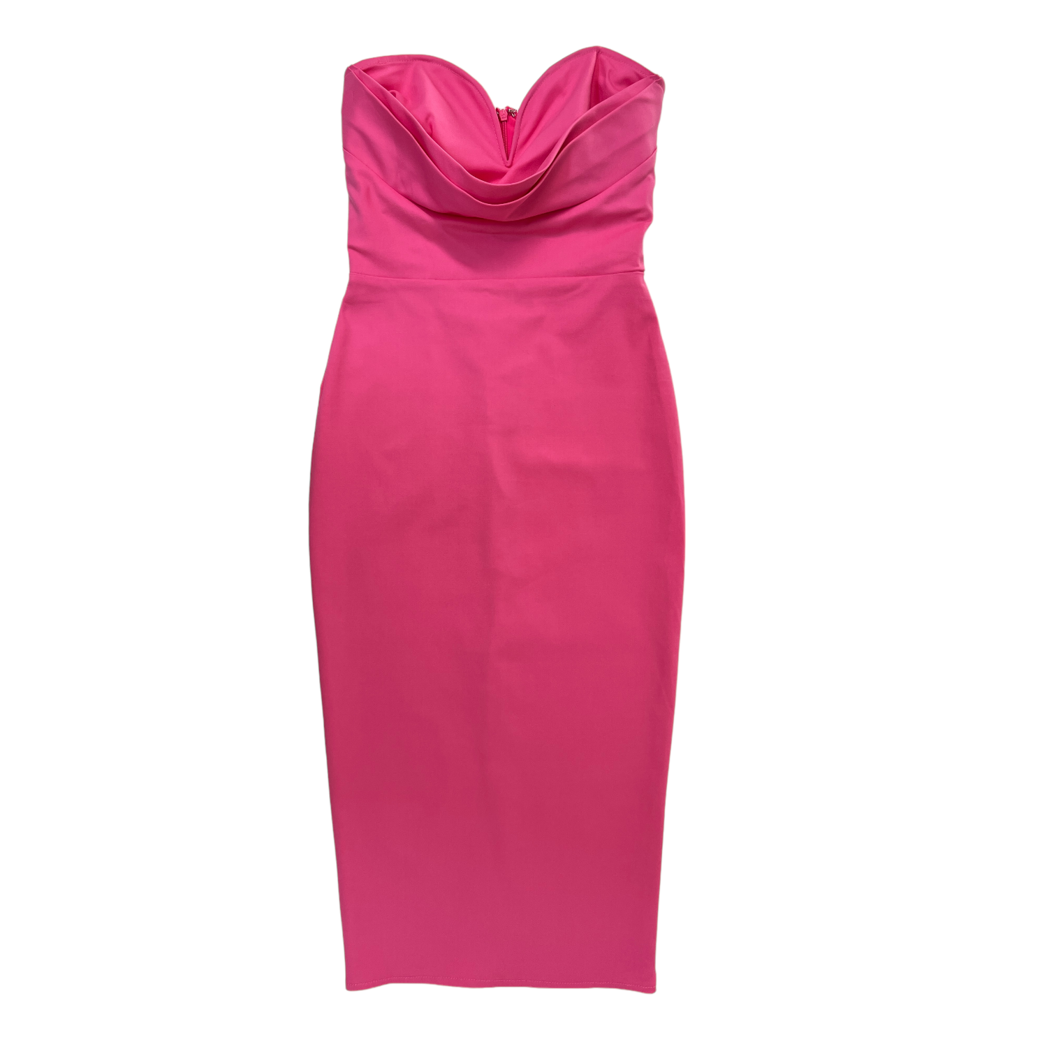 sophia strapless midi dress Sophia Gold Strapless Dress Scarlt