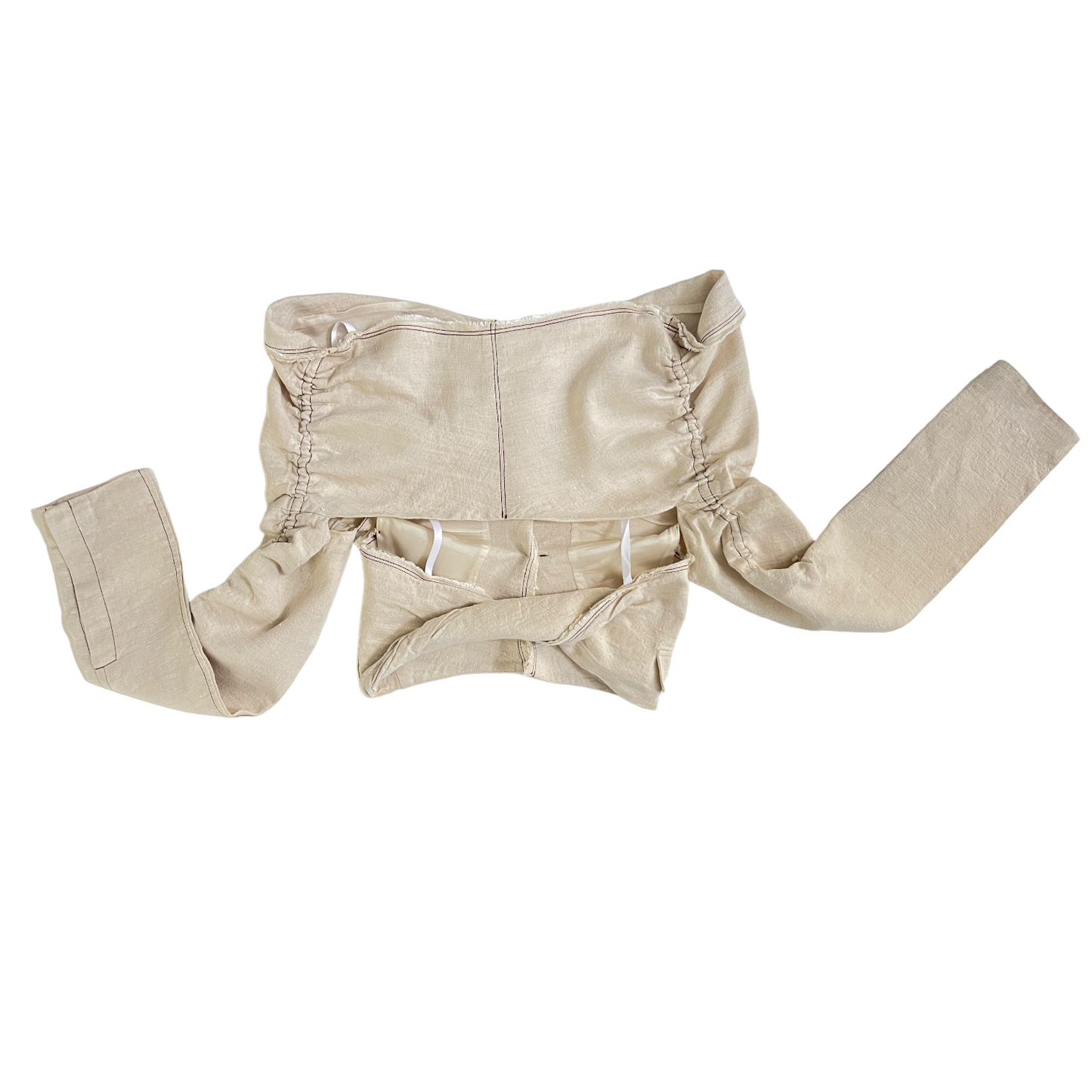 JACQUEMUS La Veste Camargue in Light Beige 6