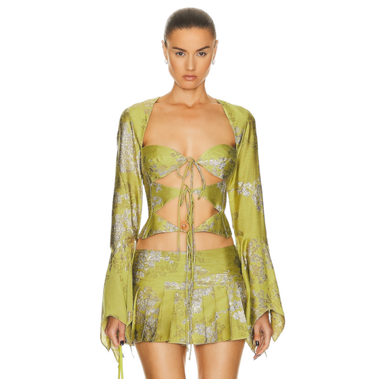 SIEDRES Petra Top in Green