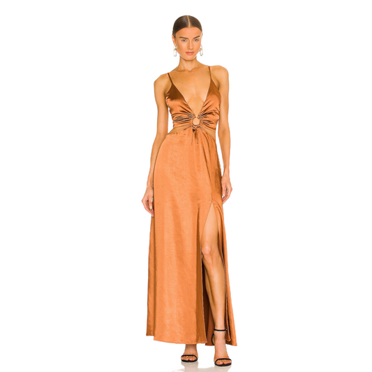 Aniston Dress in Hazelnut LPA Small