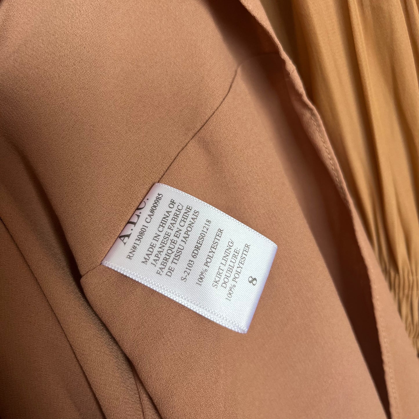 A.L.C. Klara Dress in Toffee