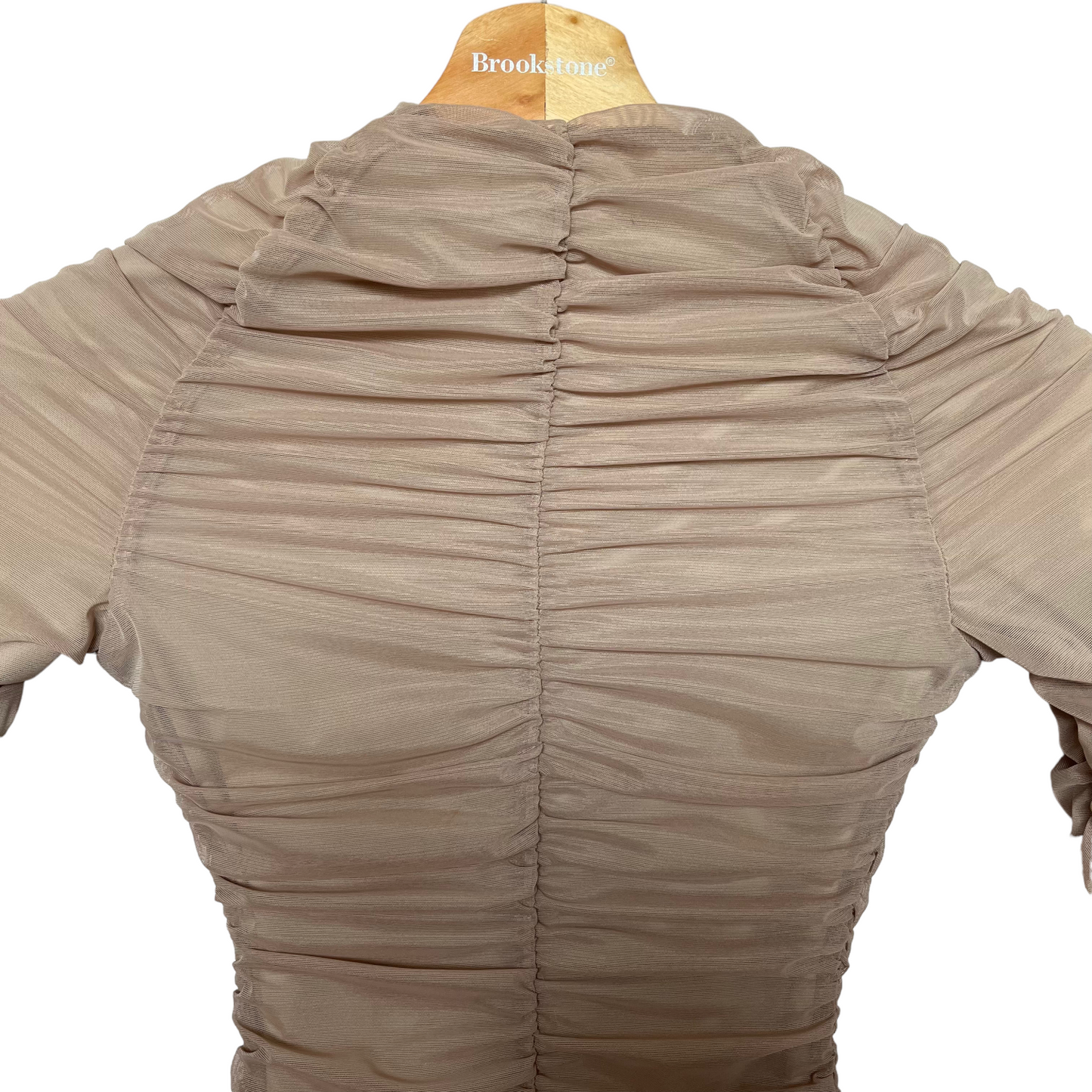 Michael Costello x REVOLVE Franky Mini Dress in Taupe