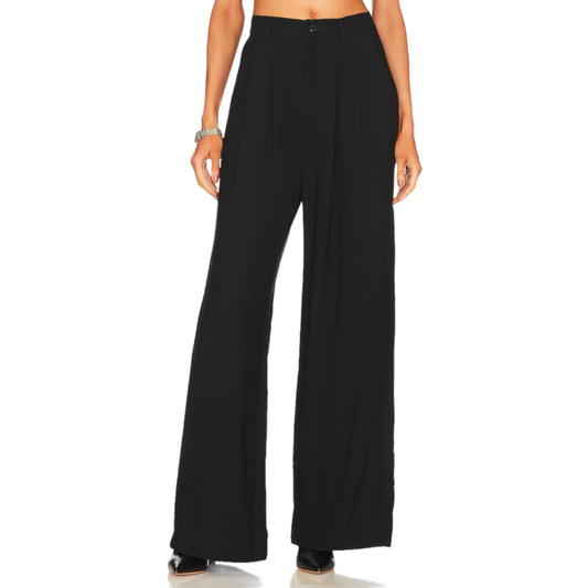 NONchalant Label Fabi Wide Leg Pant in Black