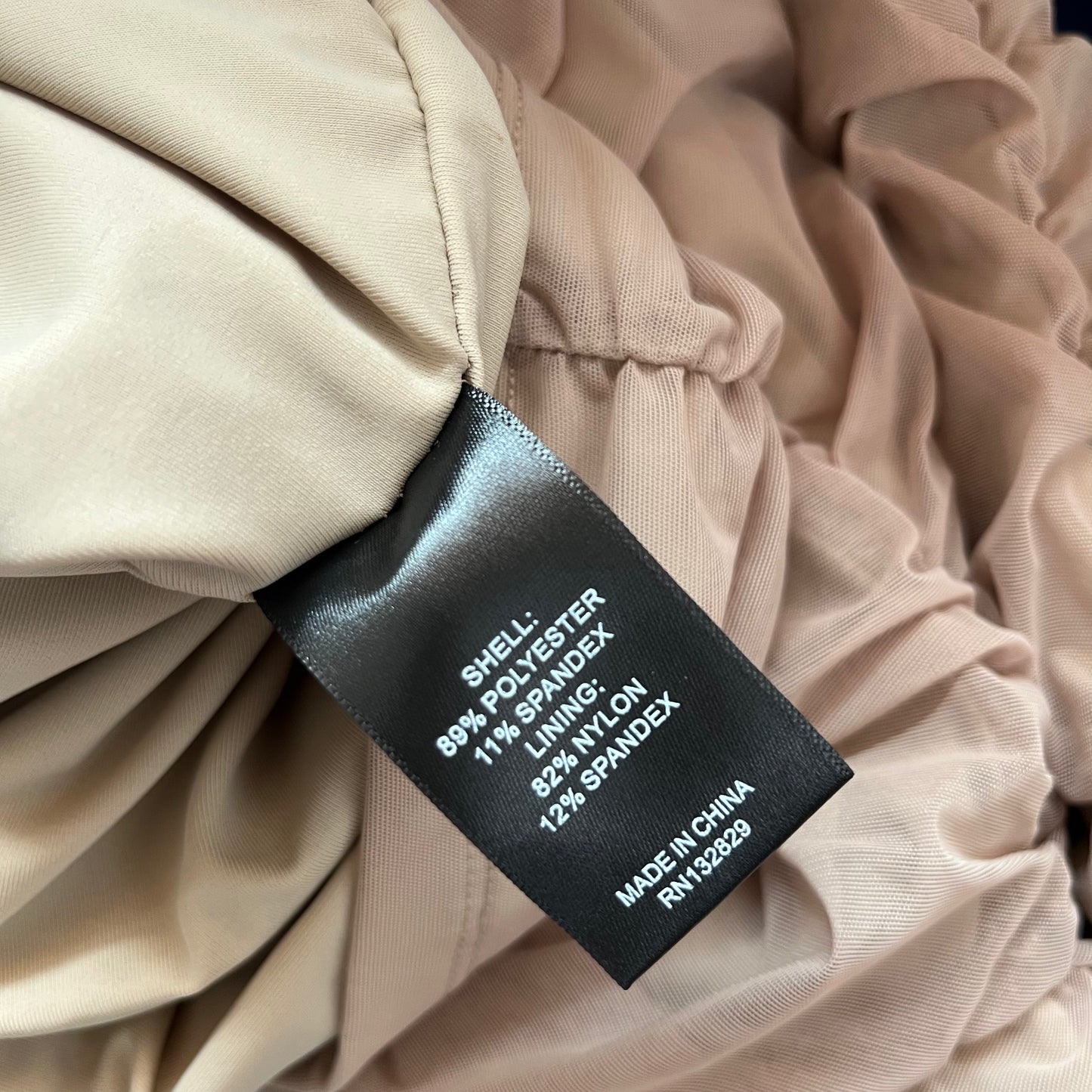 Michael Costello x REVOLVE Franky Mini Dress in Taupe