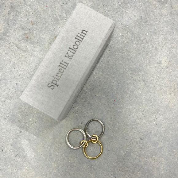 Spinelli Kilcollin Fauna Ring in 18K Black & Yellow Gold & Sterling Silver