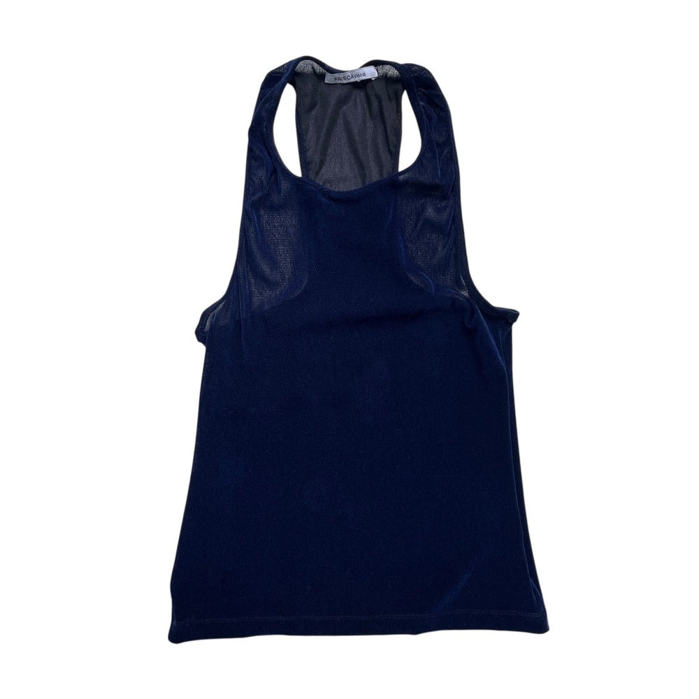 PRISCAVera Racerback Tank Top in Navy‎