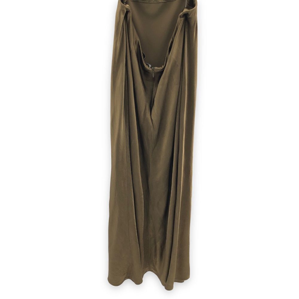 Shona Joy Thalia Bias Cut Out Midi Dress in Cumin