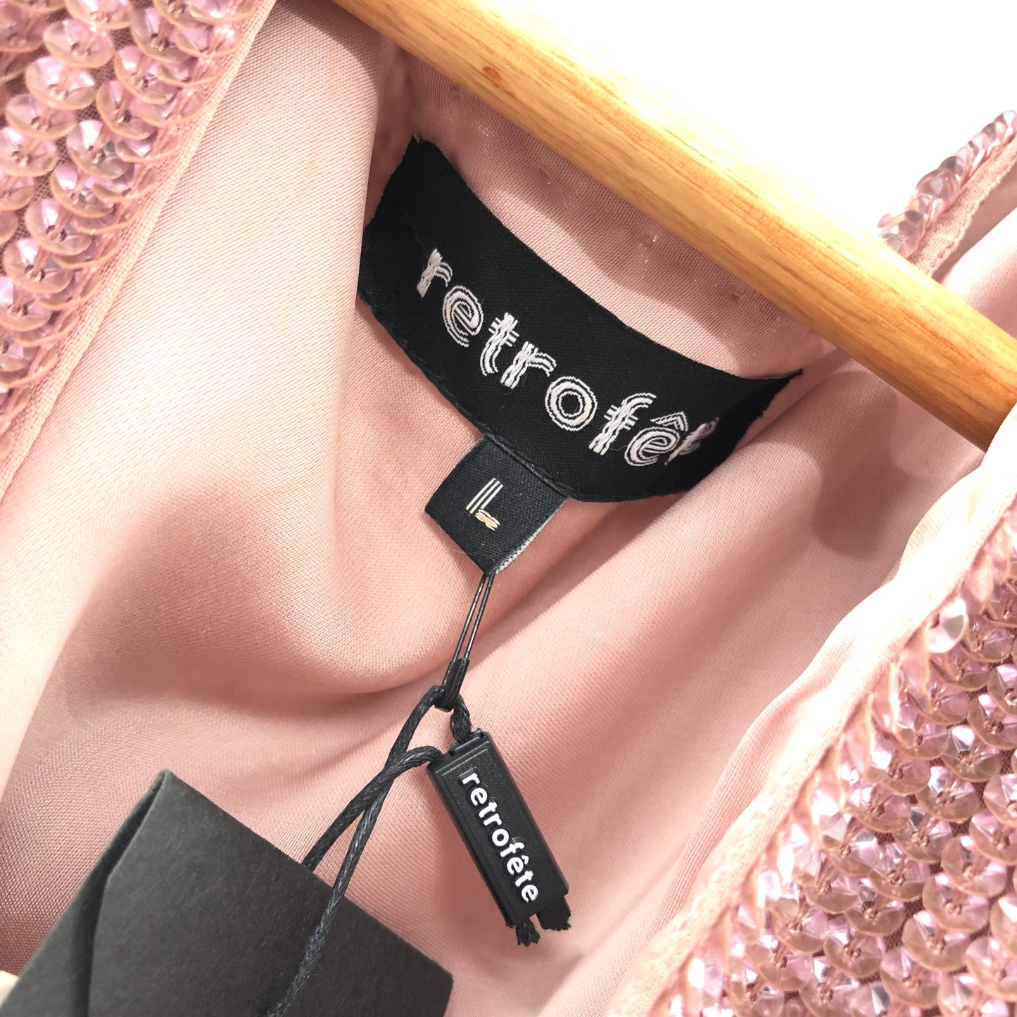 retrofete Gabrielle Robe Dress in Dusty Rose