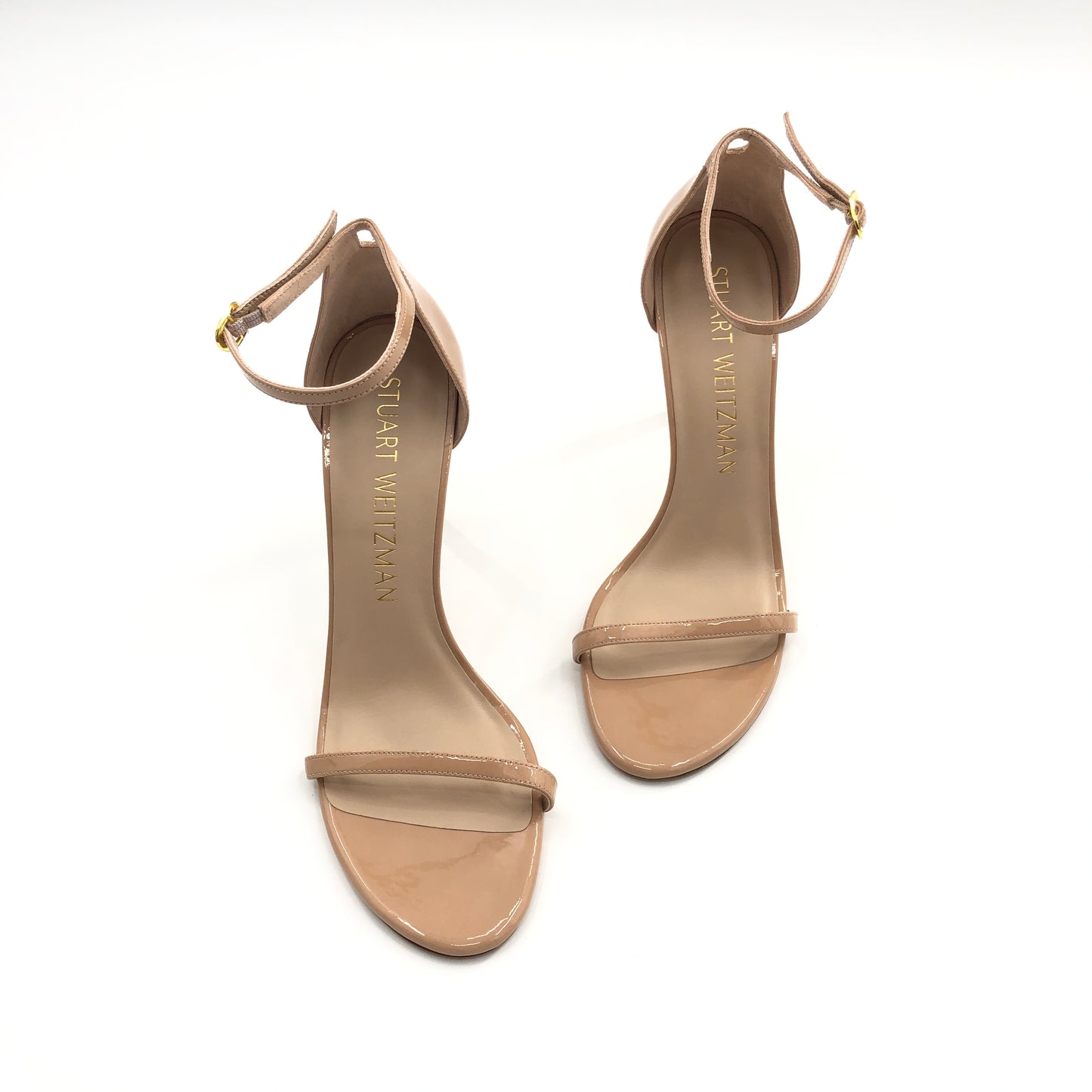 Stuart Weitzman Nudistsong Heel in Adobe