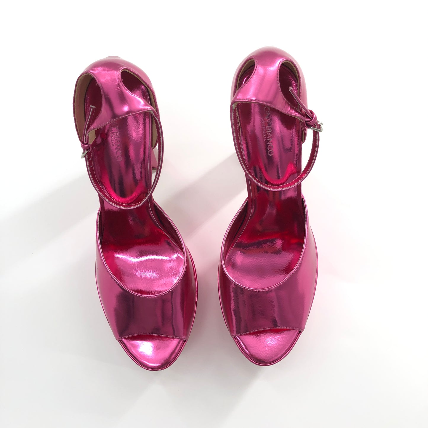 Tony Bianco Jayze Heel in Lipstick Glimmer