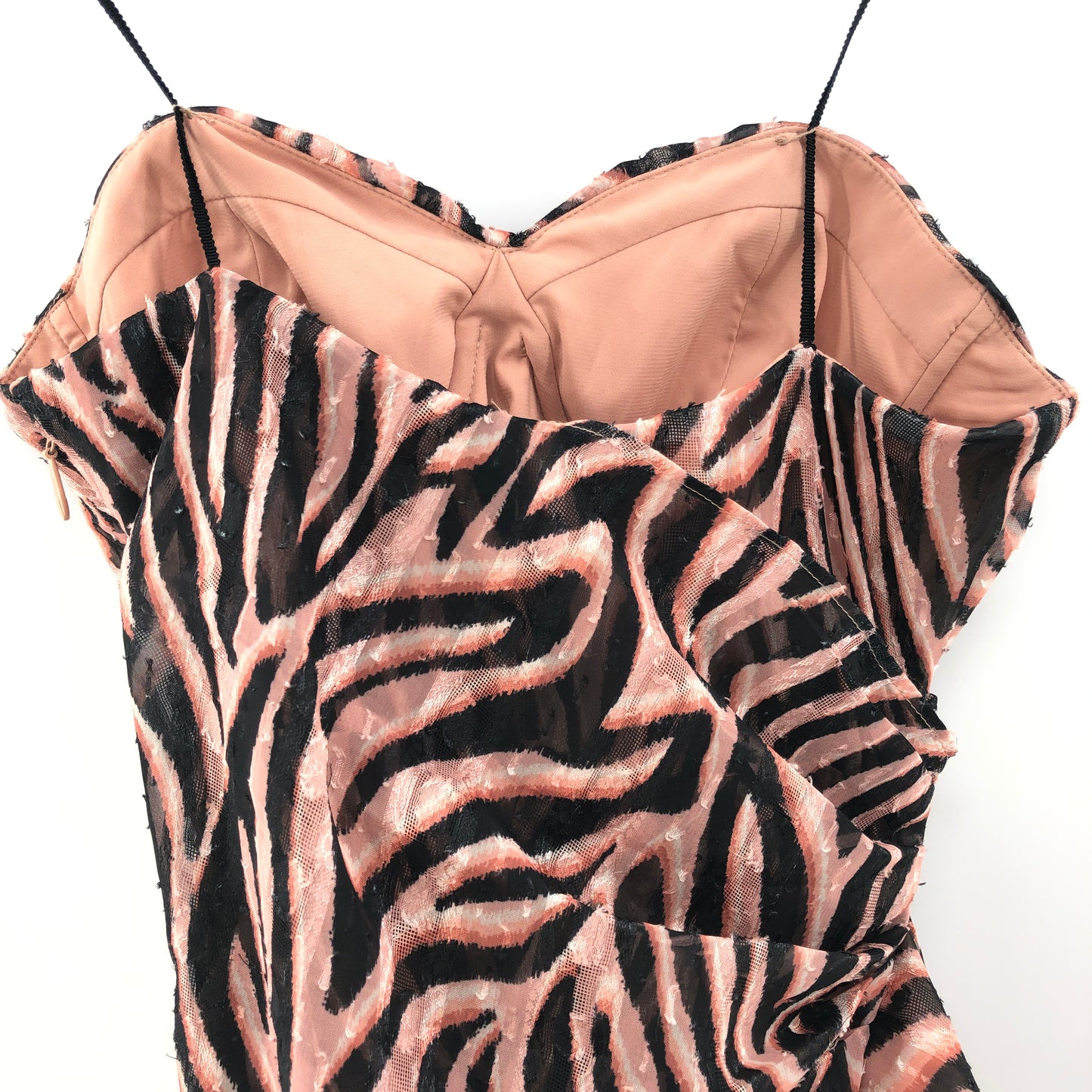 DUNDAS x REVOLVE Lana Mini Dress in Natural Zebra