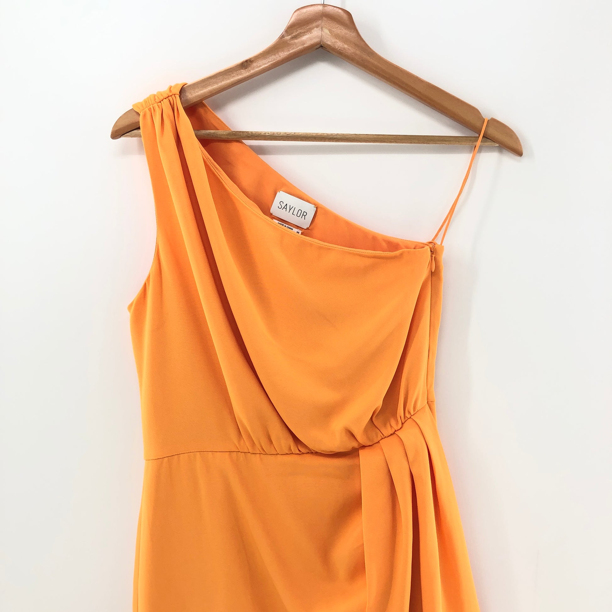 saylor orange dress Azazie Saylor