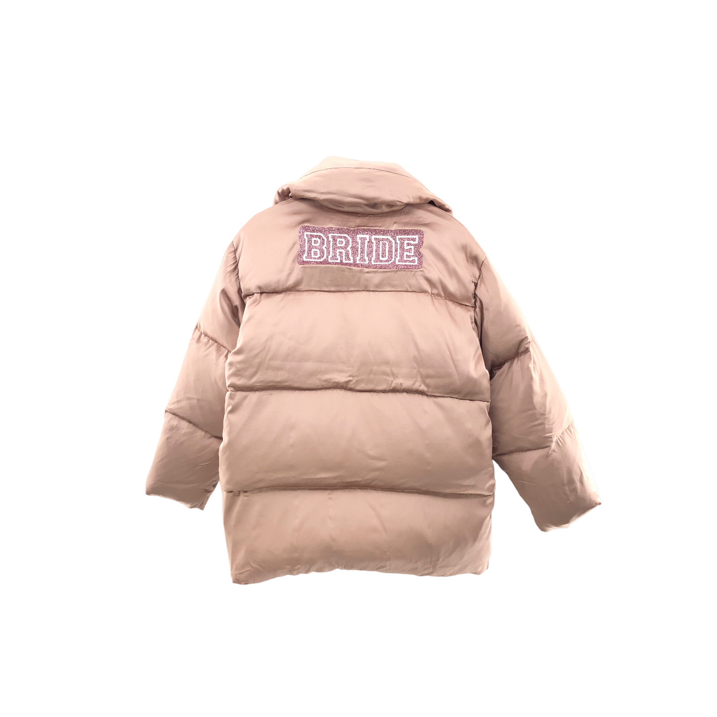 DUNDAS x REVOLVE Bride Audrey Puffer Jacket in Blush Upcycled / Repaired