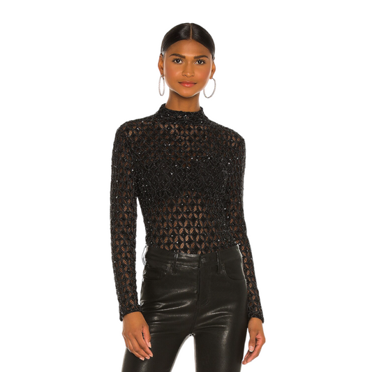 retrofete Mika Top in Black S