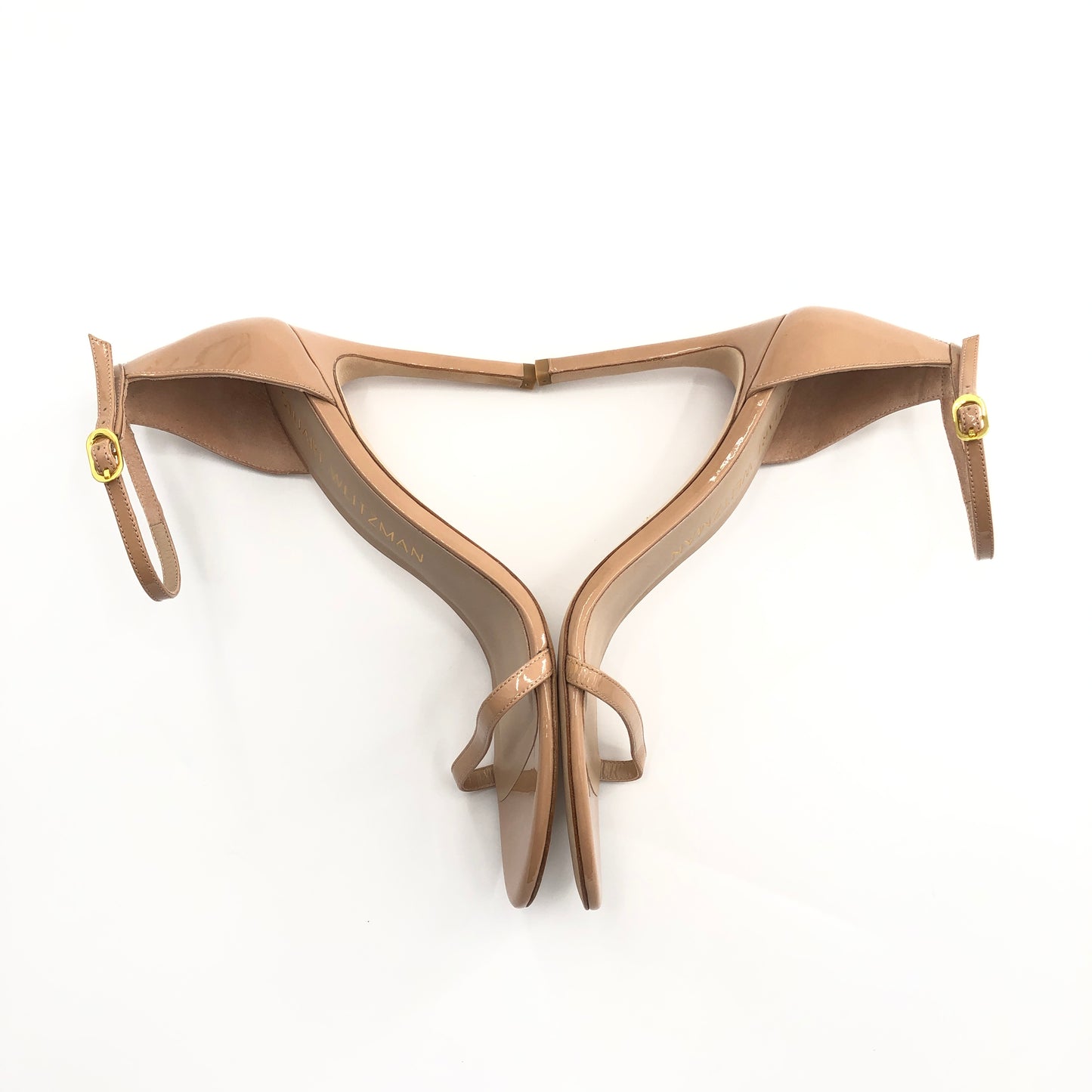 Stuart Weitzman Nudistsong Heel in Adobe