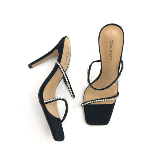 Tony Bianco Fletcher Mule in Black Suede 6